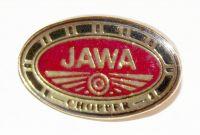 Anstecker JAWA Chopper rot