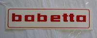 Babetta Aufkleber - rot - 145x37