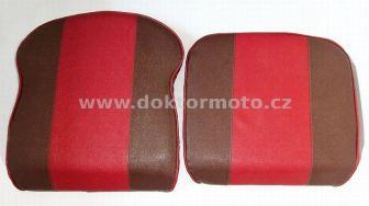 Sitz + Rückenlehne - braun-rot Sidecar