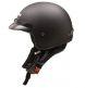 Motorradhelm Police - mattschwarz (Cassida), Größe S