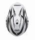 Helm Crosshelm Cross Cup, CASSIDA - perlmutt weiss/schwarz - XS