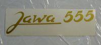 Jawa 555 Aufkleber - gold - Pionier 555