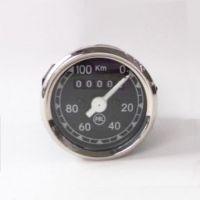 Tachometer 100 km/h – schwarzes Zifferblatt (ČZ B,T,C / 501, Manet) PAL