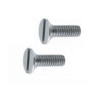 Schraube M4x10 – Senkkopf mit Schlitz, Set mit 2 Stück
