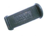vorderer Fußrasten Gummi - mit Logo von Jawa, JAWA 6V