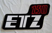 Kasten Aufkleber - ETZ 150 - schwarz / weiß / rot - original