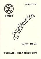 Ersatzteilkatalog - Scooter - ČZ 502