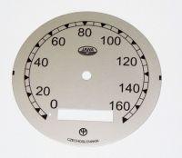 Ziffernblatt Tachometer 160 km, Jawa 500 OHC 01