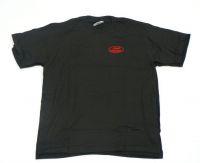 schwarzes T-Shirt mit rotem JAWA Logo - Größe XXL