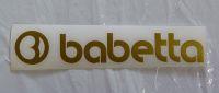 Babetta Aufkleber - gold - 135x25