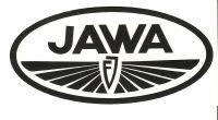 JAWA FJ Aufkleber - schwarz - 100x50