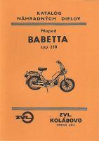 Jawa 50 Babetta t˙p 210 - zweigangig - Verzeichnis