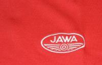 Triko červené s bílým logem JAWA, vel. M