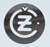 Logo CZ 0,5 mm Edelstahl, Schablone