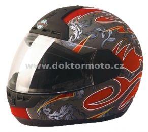 Integral-Helm FF1 MIST RED - Größe  M