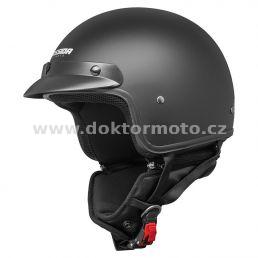 Motorradhelm Police - mattschwarz (Cassida), Größe S