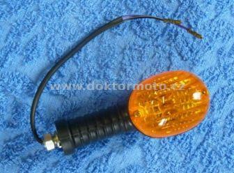 Ovaler Blinker (oranges Glas)