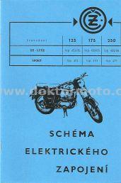 Elektroschema  ČZ 125/453,473,175/450,470,250/455,475