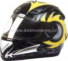 Integral-Helm FF4 SOLAR BLACK - Größe XL