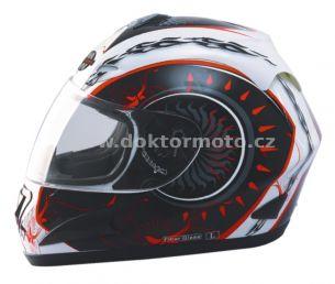 Integral-Helm FF4 SHOT WHITE - Größe XL