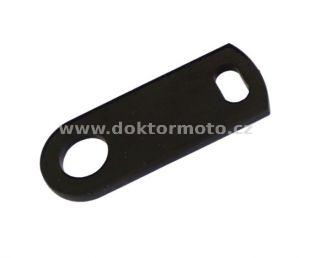 Exhaust bracket - at the front footrest (Pioneer)
