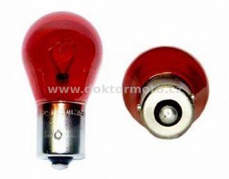 Glühlampe BA15D 12V 21W- rot