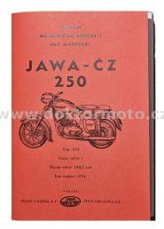 Ersatzteilkatalog (JAWA-ČZ 250/353) Jahr 1954