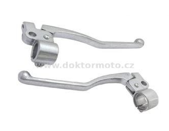 Páčka řídítek - L+P s objímkou (ČZ 125 - 350), sada 2ks