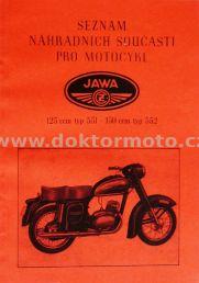 Ersatzteilkatalog - Jawa Zwyschent˙p - 125/351,150/352