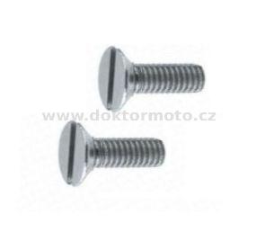 Screw M4x10 - countersunk head with slot, set of 2 pieces
