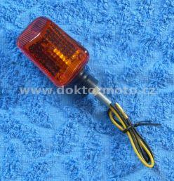 Kantiger Blinker (oranges Glas)