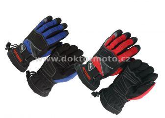 Motocyklové rukavice GL3 - red (Motowell) vel. M