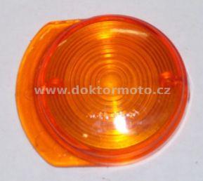 Front Winker Glass - round - orange MZ, SIMSON