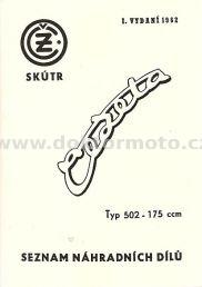 Ersatzteilkatalog - Scooter - ČZ 502