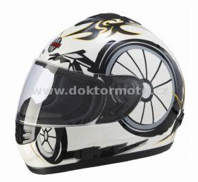 Integral-Helm FF2 WHITE BIKE - Größe XL