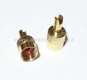 Ventilkappen goldene