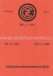 Ersatzteilkatalog - ČZ 125/453,175/450,250/455