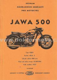 Ersatzteilkatalog Jawa 500 OHC 02